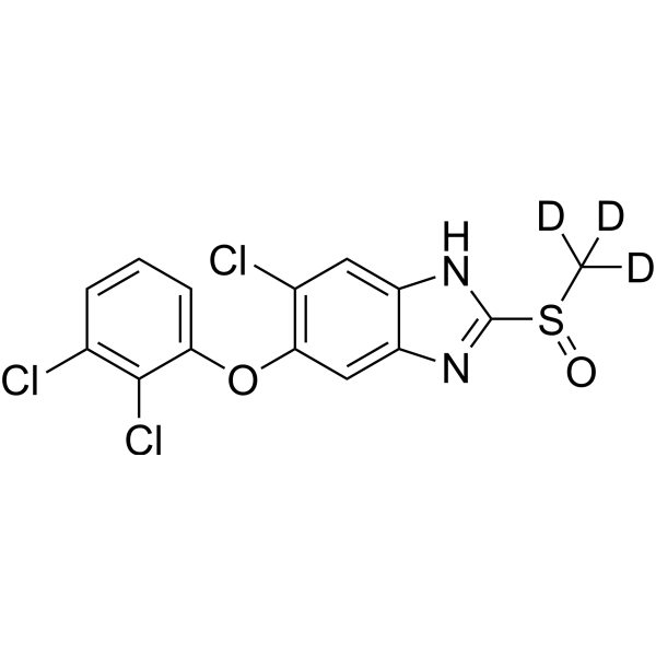 Triclabendazole sulfoxide-d3 (TCBZ-SO-d3)